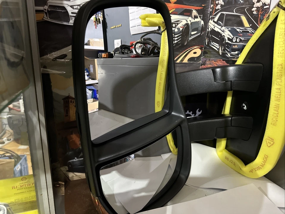 Specchio retrovisore braccio lungo manuale riscaldato sensore temperatura sinistro per Iveco Daily 5/2014> originale - Immagine 2 di 4