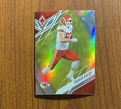 2022 Panini Phoenix #42 Travis Kelce Yellow Prizm /75 Chiefs
