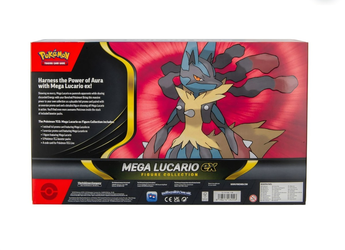 MEGA LUCARIO EX フィギュアコレクション Pokemon TCG Mega Lucario ex Figure Collection Box Sealed New | eBay
