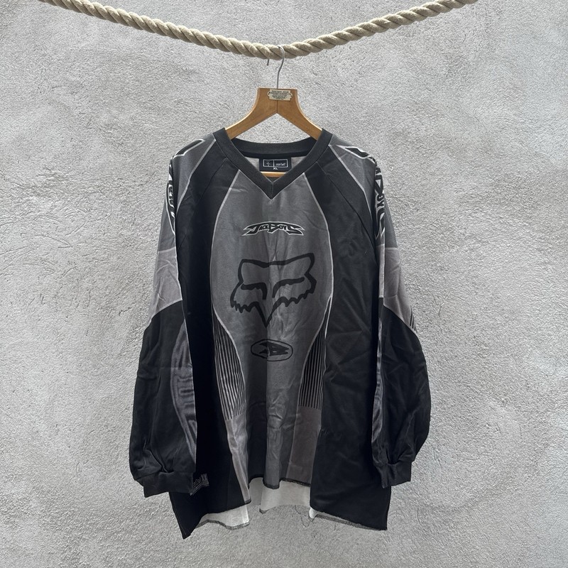Travis Scott Cactus Jack X Fox Racing Jack boys B3 T-Shirt Jersey Top - XL - New