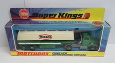 Matchbox SuperKings K16 Ford LTS Petrol Tanker "TEXACO" **GREEN BODY** nrMiB