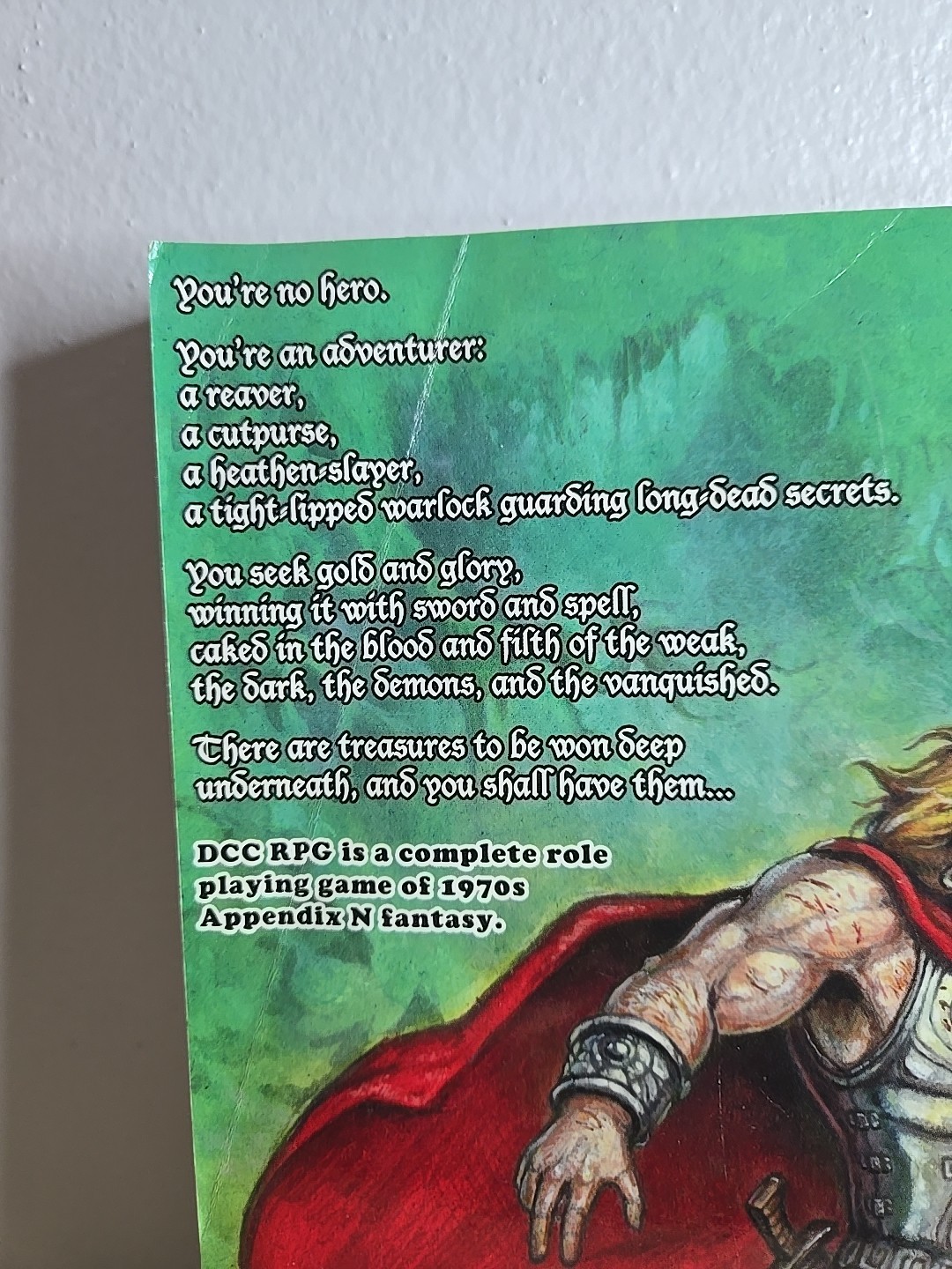 Dungeon Crawl Classics RPG Core Rulebook Hardcover DCC Goodman Games USED