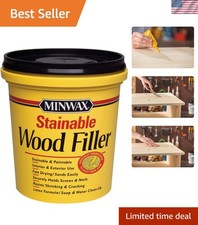 Quick-Drying 16 oz Stainable Wood Filler   Perfect for Home Repairs