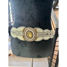 Handmade beaded boho hippie belt