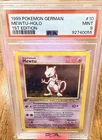 Mewtu Mewtwo #10 1st Edition Base Set German 1999 Pokemon Holo