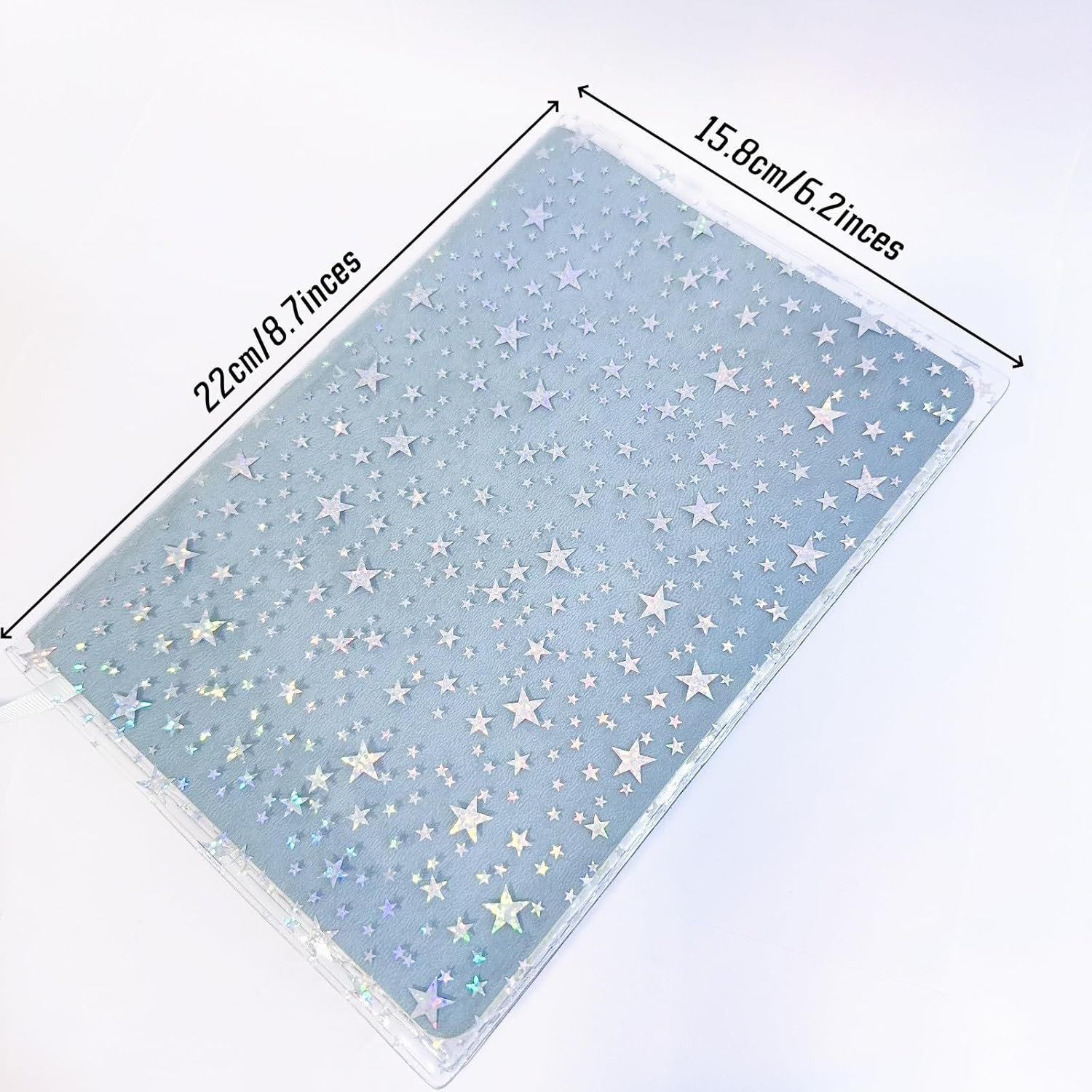 A5 Jelly Cover for Notebooks & Planners - A5 Clear Cover(6.2 X 8.7 Inches) - Gli