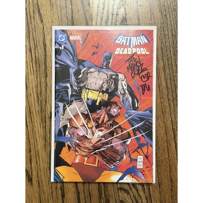 Batman Deadpool #1 Clay Mann Boyz Wolverine Variant SIGNED DUBAI Absolute