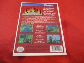 Rampart Nintendo NES Promotional Store Shelf Display Card ONLY