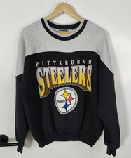 Vintage Pittsburgh Steelers Size XL Crewneck Sweatshirt Chalk Line USA 1995