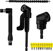 14 Pezzi Trapano Mandrino Avvitatore Angolare Kit, Prolunga Avvitatore, Snodo