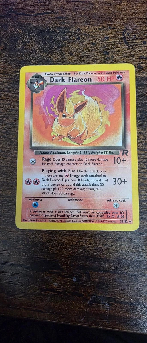 pokemon card dark flareon Over the Brick – Pokémon