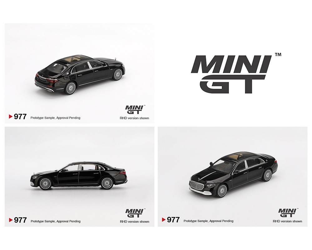 Mini GT Mercedes-Maybach S680 Black #977 1/64 | eBay