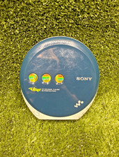 Sony Walkman D-EJ360 Psyc Blue Portable CD Player G-Protection Tested Working