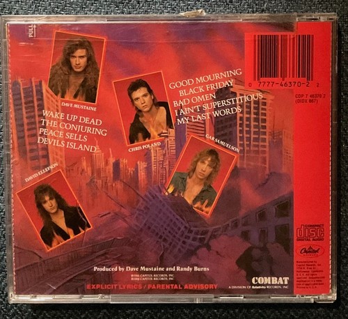 Megadeth- Peace Sells But Who’s Buying Cd - Picture 2 of 3