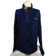 The North Face POLARTEC Men's Navy Blue Fleece Zip Up Jacket SIZE Medium MEXICO