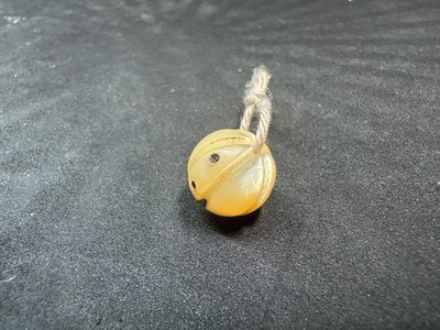 Handgeschnitzte Muschel Mantra Punkt Perle | Floral Zwischenring für...