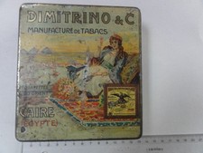 1 vecchio portasigarette in latta Dimitrino & C