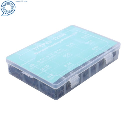 #ad 378 Piece NBR Metal Bonded Sealing Washer Kit with 12 Sizes M6 M30 $24.80