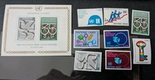 United Nations (Geneva) Stamps From 1980 Souvenir Folder