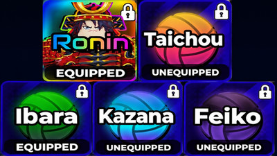 Ronin, Feiko, Ibara, Taichou, Kazana | Volleyball Legends #A45
