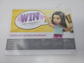 LEGO Friends Manual Only Set 41324 Snow Resort Ski Lift 2017 Used VG