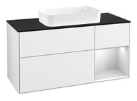 Villeroy & Boch Finion Waschbeckenunterschrank FüR Becken Mittig Regal Rechts...