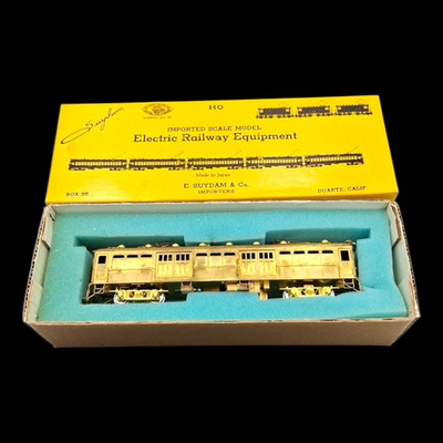 #ad HO Brass Pacific Electric 1459 Steel Express Box Motor Suydam $159.00