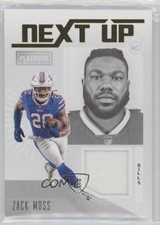 2020 Panini Playbook Next Up Jerseys Zack Moss #NU-30 uk2