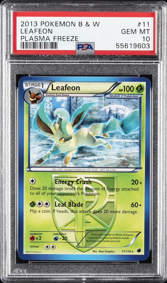 Pokémon TCG Professional Sports Authenticator (PSA) Plasma Freeze