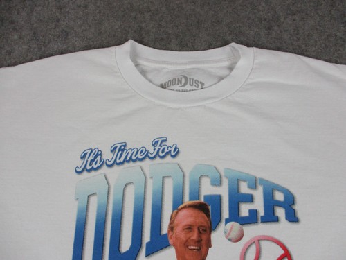 Los Angeles Dodgers Shirt Mens XL Scully 8 MLB Baseball 1927-2022 Tribute - Picture 2 of 9