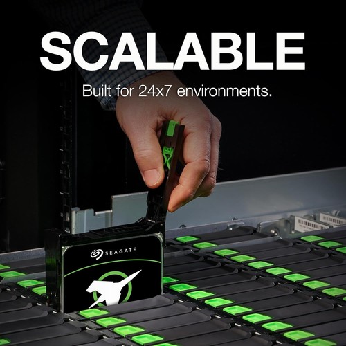 Seagate Exos X24 24 TB Enterprise Internal Hard Drive HDD - 12 GB/s SAS 7,200 RP - Photo 2/7
