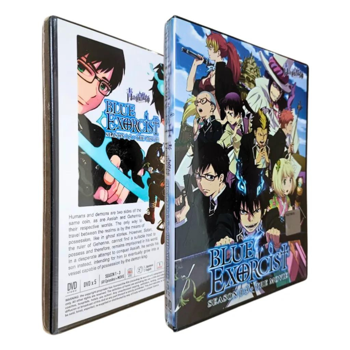 Anime DVD Blue Exorcist Season 1-3 The Movie English Dub