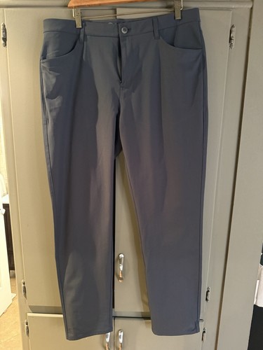 Vouri Men’s Pants 36 Charcoal Gray Performance Pants Stretch - 第 1/6 張圖片