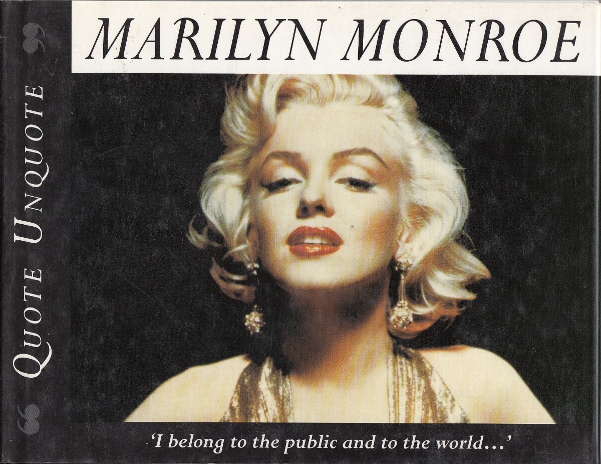 Marilyn: Quote, Unquote - Janice Anderson - Parragon Plus - Good - Hardcover