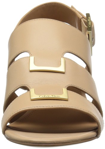 Calvin cinturino Klein Womens casual Sandali in con pelle Toe Neda Open UHUrqnzpw
