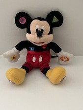 Disney Mickey Mouse Plush 12" Stuffed Kcare Learning Toy Colors Numbers Talking
