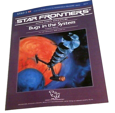 Star Frontiers SFAD5 Bugs in the System TSR 7817 reprint NEW WOTC module book