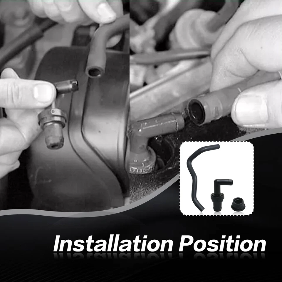 Novo kit de válvula PCV, incluindo mangueira e ilhó serve para 1996-2002 Toyota 4Runner - Imagem 4 de 4