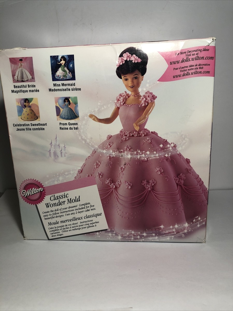 wilton classic wonder mold doll dress Wilton Novelty Cake Tin Wonder Mould Doll 203X127mm
