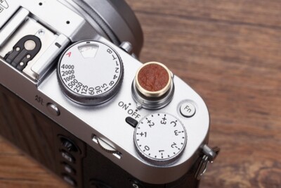 Pulsante Di Scatto In Vera Pelle Cooper Per Fotocamera - Leica M8 M9 Fujifilm XE4