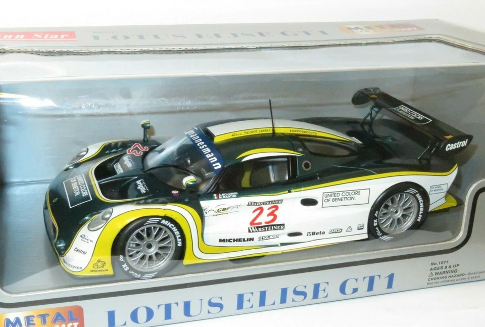 1/18 Lotus Elise GT1 Benetton FIA GT Championship 1997 #23 - Image 3 of 3