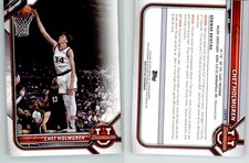 Chet Holmgren 2021 Bowman University #89 Oklahoma City Thunder Gonzaga