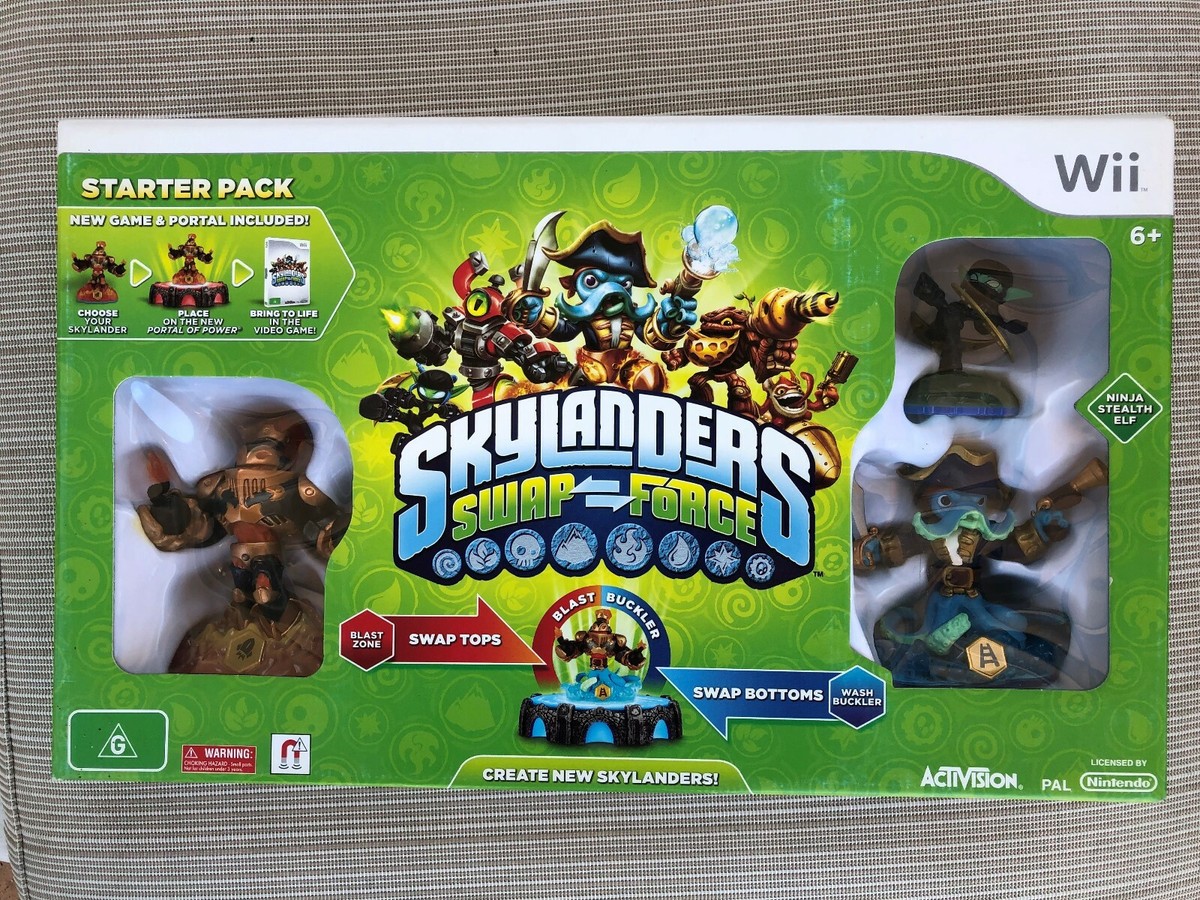 (未使用･未開封品)Skylanders Swapforce Starter Pack Skylanders Swap Force Nintendo Wii U 2013 Starter Pack New