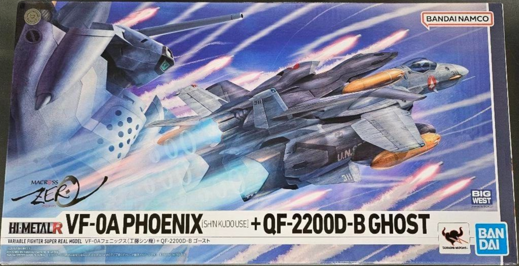 HI-METAL R VF-0A Phoenix (Shin Kudo) ＋ QF-2200D-B Ghost Macross