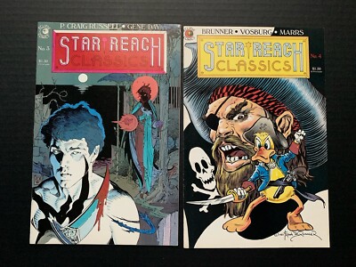 Star Reach Classics #3 and 4 (ECLIPSE 1984)  and not for kids - some nudity