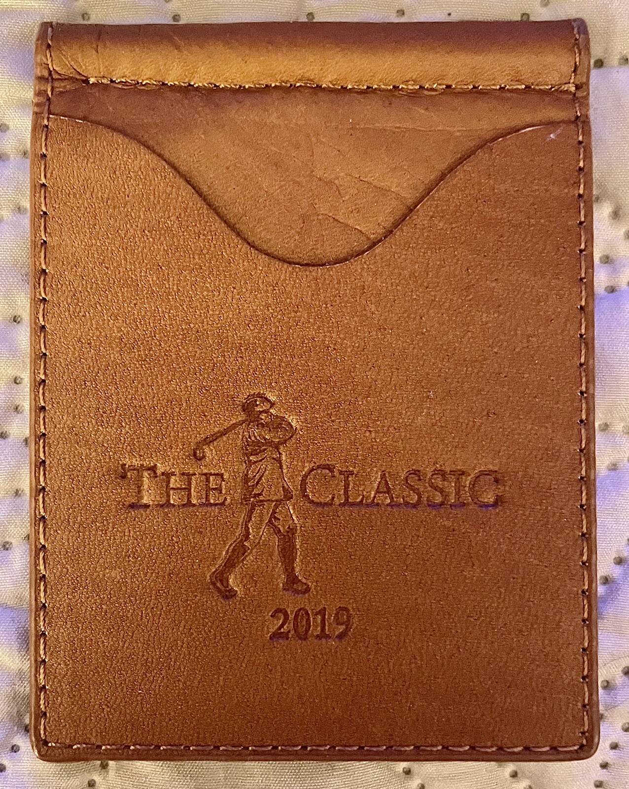 Pocket Scorecard Holder Case Genuine Leather