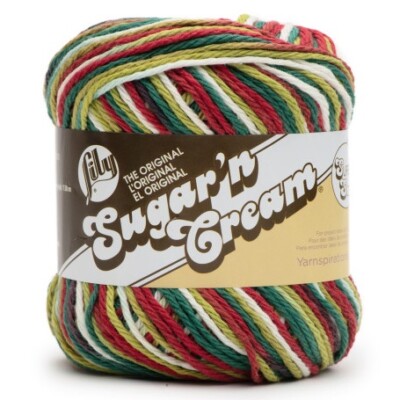 Lily Sugarn Cream Yarn- Ombres Super Size-Summerfield Ombre (Pack of 6 Skein)