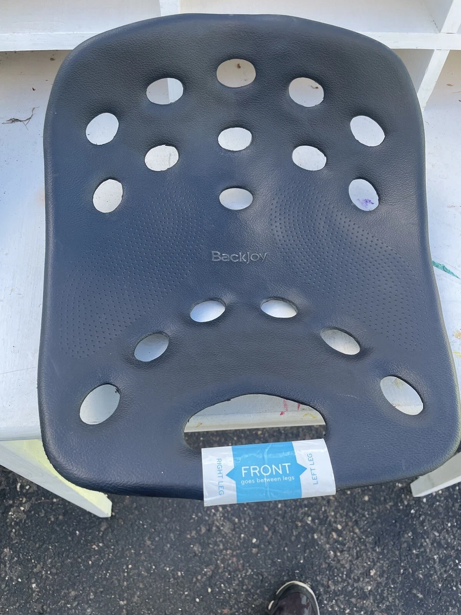 BackJoy SitSmart Posture Plus Back Sitting Pain Relief Lumbar Support BLACK