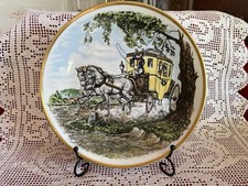 Wandteller Schönwald mit Goldrand