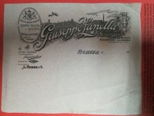 DOCUMENTO SARTORIA IN VICENZA 1952 VELINA DA COLLEZIONE Giuseppe Fanella